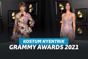 Potret Seleb Dunia Berkostum Nyentrik di Grammy Awards 2021