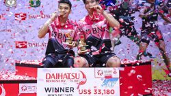 Leo Rolly Carnando/Daniel Marthin Juara Ganda Putra Daihatsu Indonesia Masters 2023