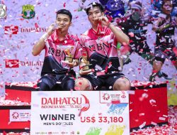 Leo Rolly Carnando/Daniel Marthin Juara Ganda Putra Daihatsu Indonesia Masters 2023